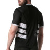 LEADER T-shirt en mesh LOADED Noir-Blanc